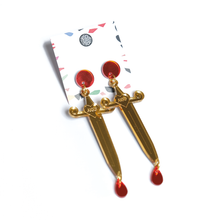 Load image into Gallery viewer, Limited Edition Dagger Earrings
